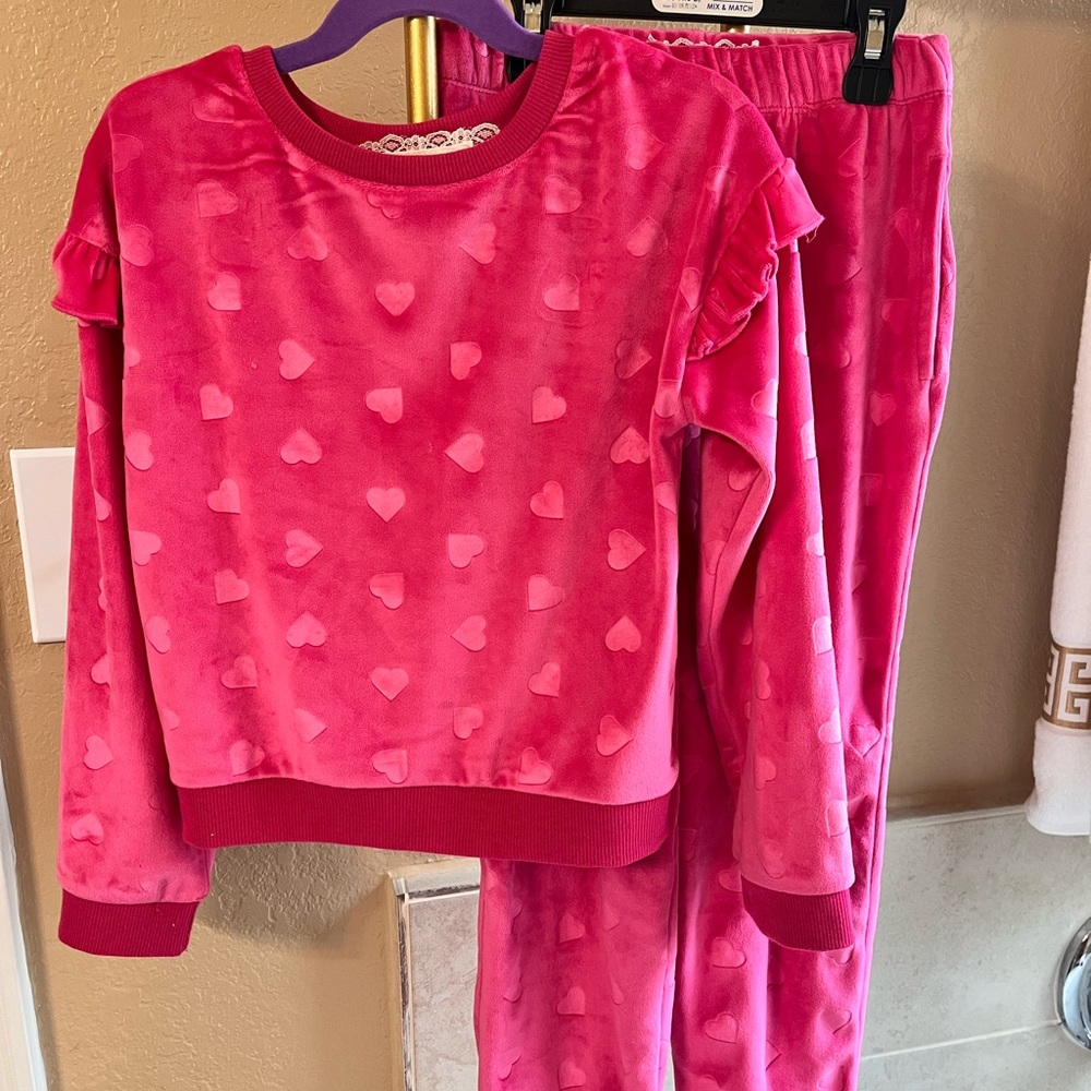 Pink Heart Kids Pajamas